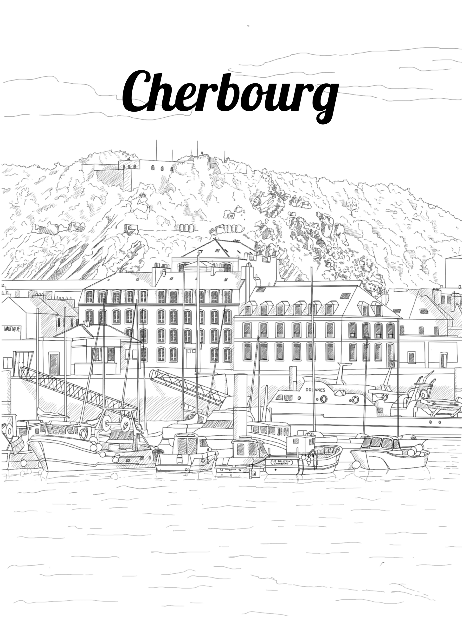 Chapitre 1 - Le Cotentin Illustration de Cherbourg – Avant-port