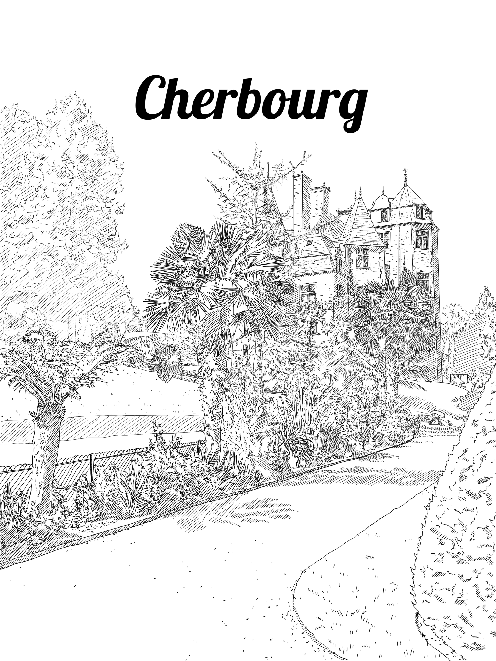 Chapitre 1 - Le Cotentin Illustration de Cherbourg – Chateau des Ravalet